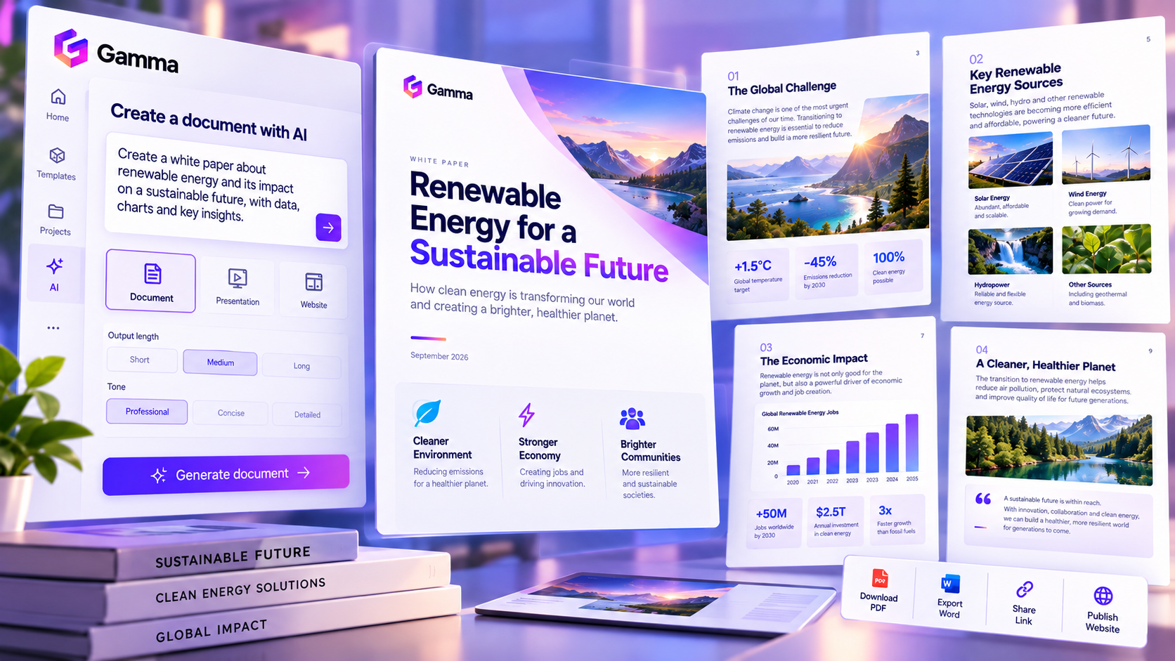 AI Report on the Future of Sustainable Energy